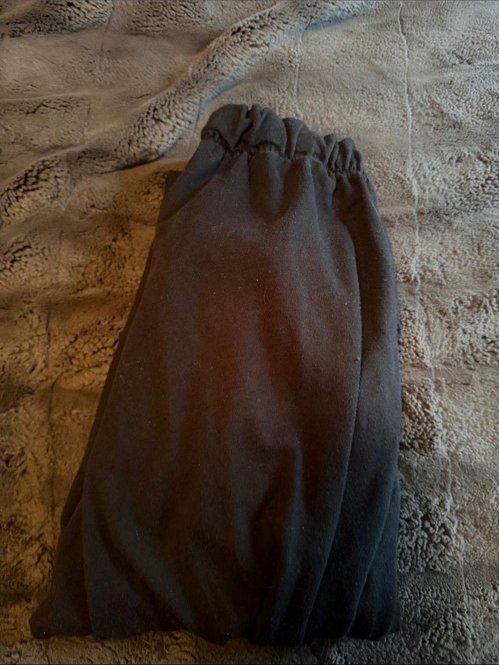 aerie Black Elastic-Waist Jogger Pants